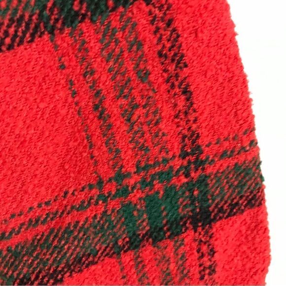 Red & Black Plaid Christmas Stocking - Picture 2 of 7